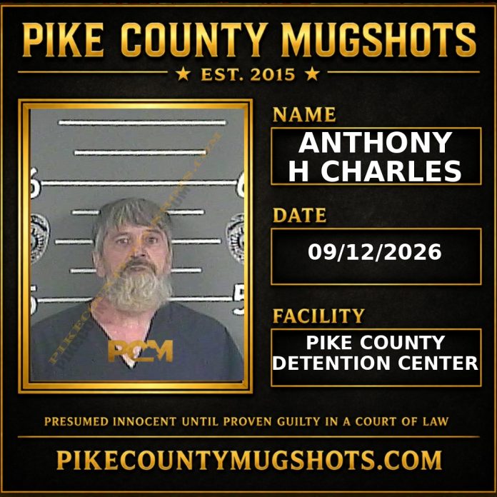 ANTHONY H CHARLES Pike County Kentucky arrest booking