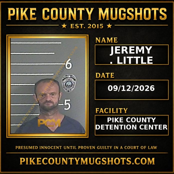 JEREMY . LITTLE Pike County Kentucky arrest booking