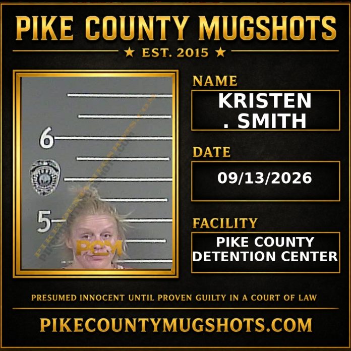 KRISTEN . SMITH KRISTEN . SMITH Pike County Kentucky arrest booking