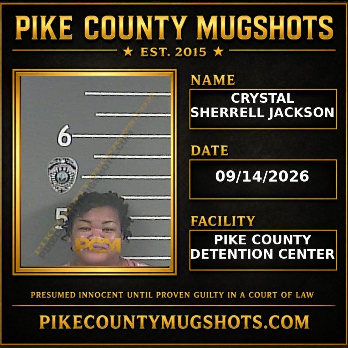 CRYSTAL SHERRELL JACKSON Pike County Kentucky arrest booking