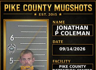 JONATHAN P COLEMAN Pike County Kentucky arrest booking