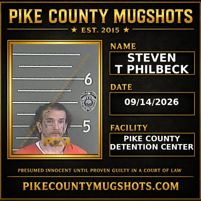 STEVEN T PHILBECK Pike County Kentucky arrest booking