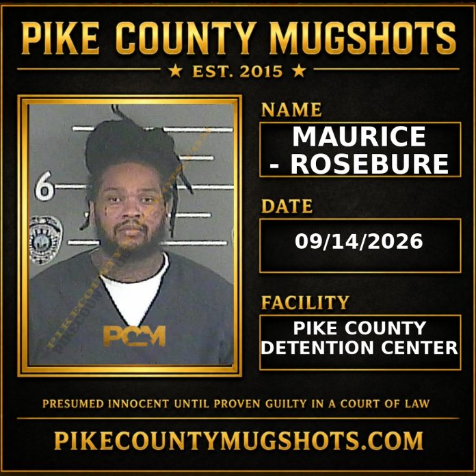 MAURICE - ROSEBURE Pike County Kentucky arrest booking