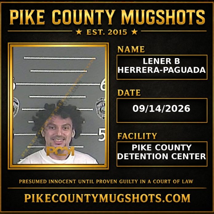LENER B HERRERA-PAGUADA Pike County Kentucky arrest booking