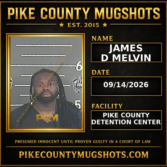 JAMES D MELVIN Pike County Kentucky arrest booking