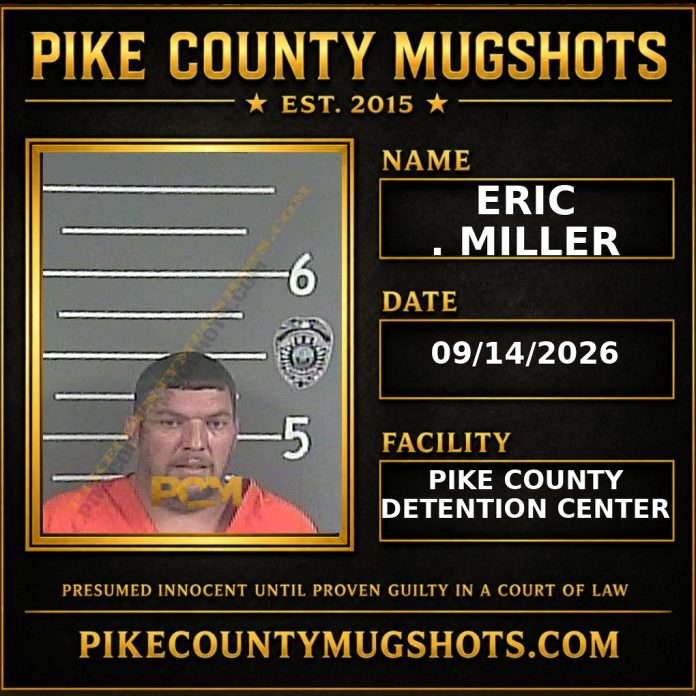 ERIC . MILLER Pike County Kentucky arrest booking