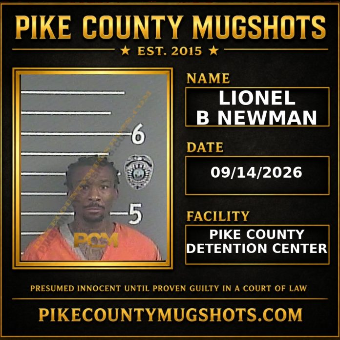 LIONEL B NEWMAN Pike County Kentucky arrest booking