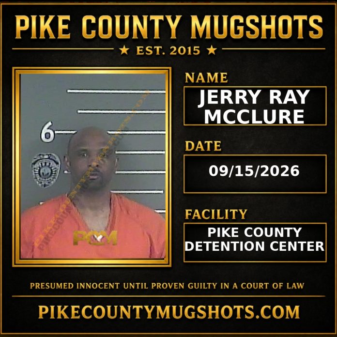 JERRY RAY MCCLURE Pike County Kentucky arrest booking