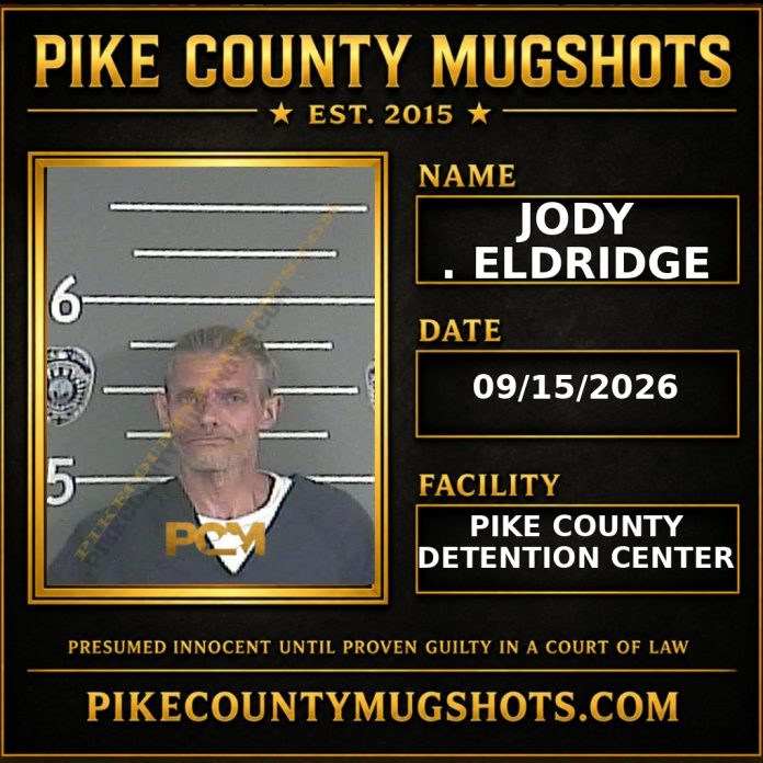 JODY . ELDRIDGE Pike County Kentucky arrest booking