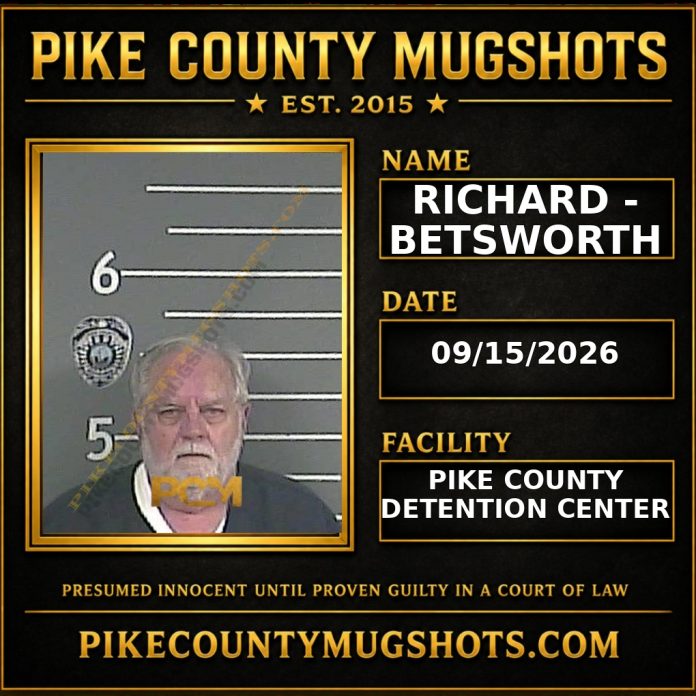 RICHARD - BETSWORTH Pike County Kentucky arrest booking