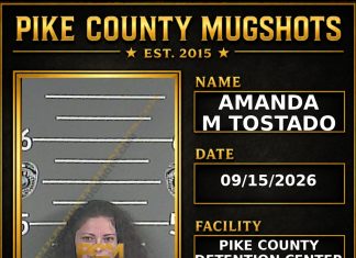 AMANDA M TOSTADO Pike County Kentucky arrest booking