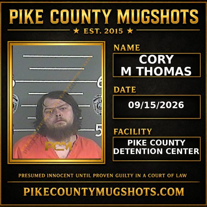 CORY M THOMAS CORY M THOMAS Pike County Kentucky arrest booking