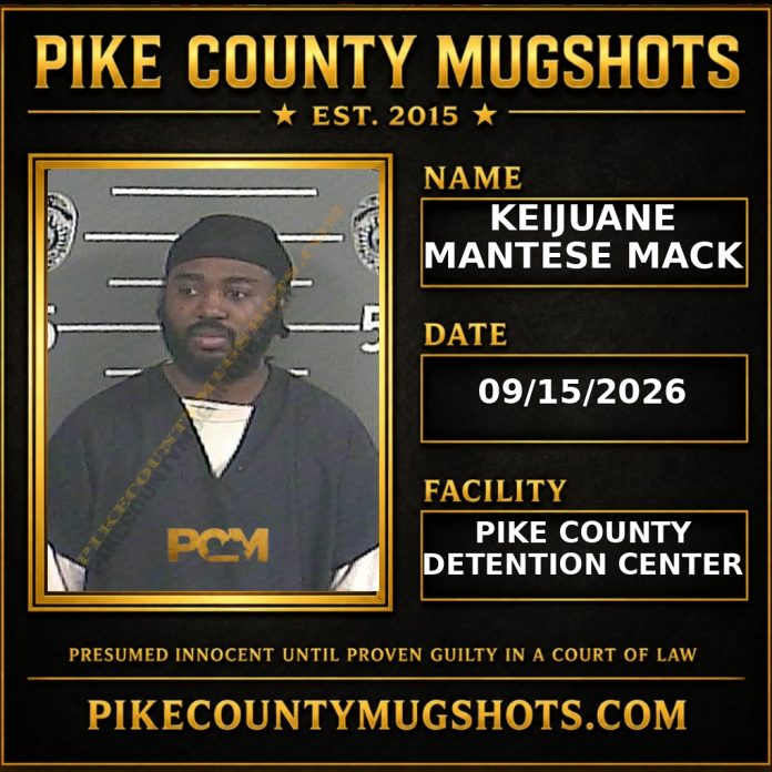 KEIJUANE MANTESE MACK Pike County Kentucky arrest booking