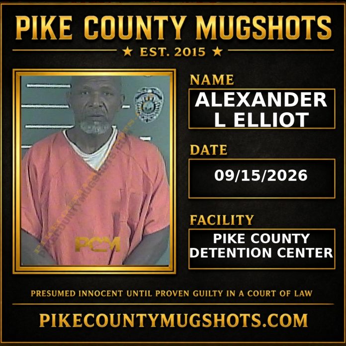 ALEXANDER L ELLIOT Pike County Kentucky arrest booking