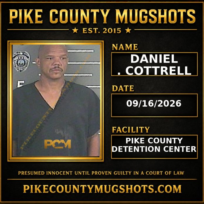 DANIEL . COTTRELL Pike County Kentucky arrest booking