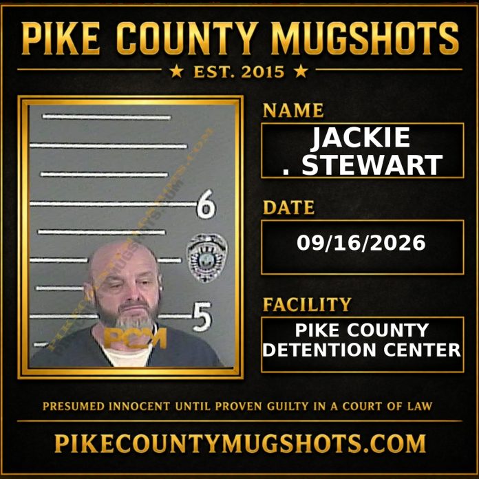 JACKIE . STEWART Pike County Kentucky arrest booking