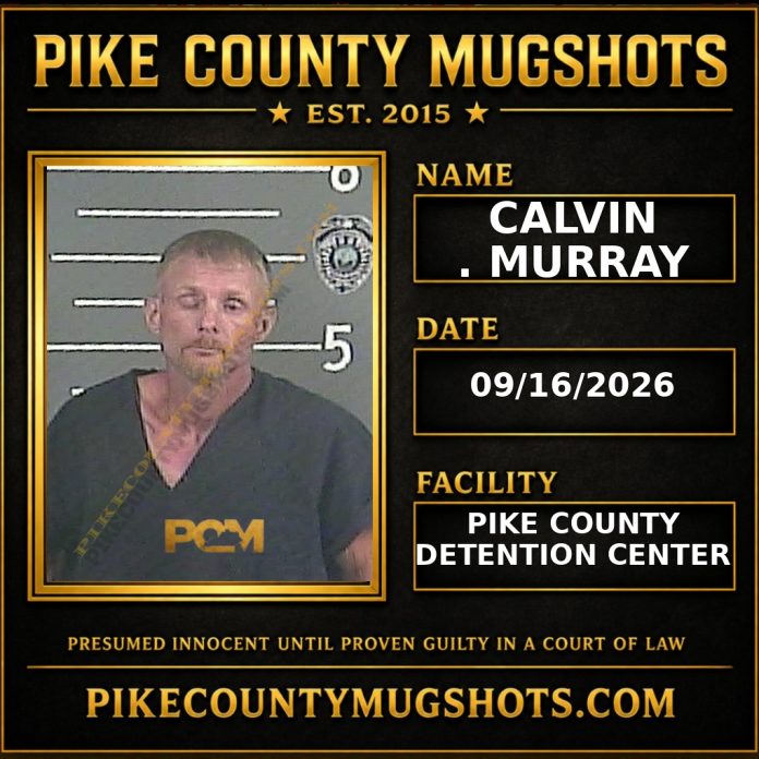CALVIN . MURRAY Pike County Kentucky arrest booking