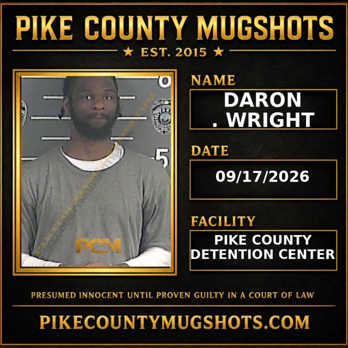 DARON . WRIGHT Pike County Kentucky arrest booking