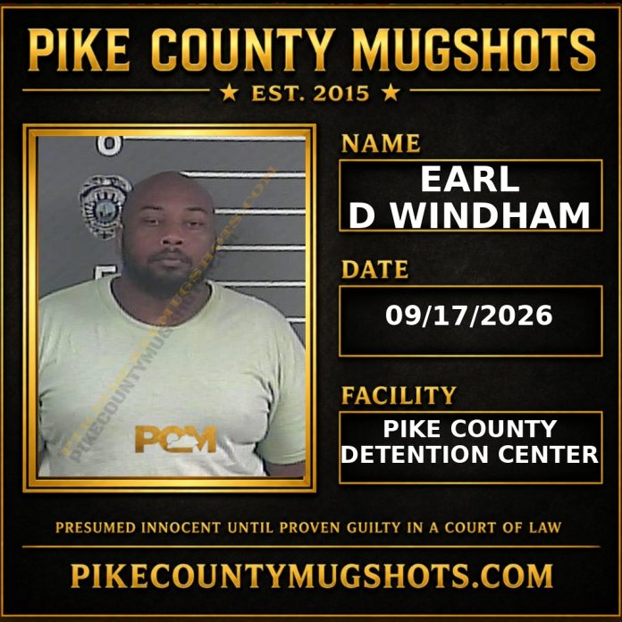 EARL D WINDHAM Pike County Kentucky arrest booking