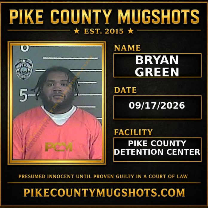 BRYAN GREEN Pike County Kentucky arrest booking