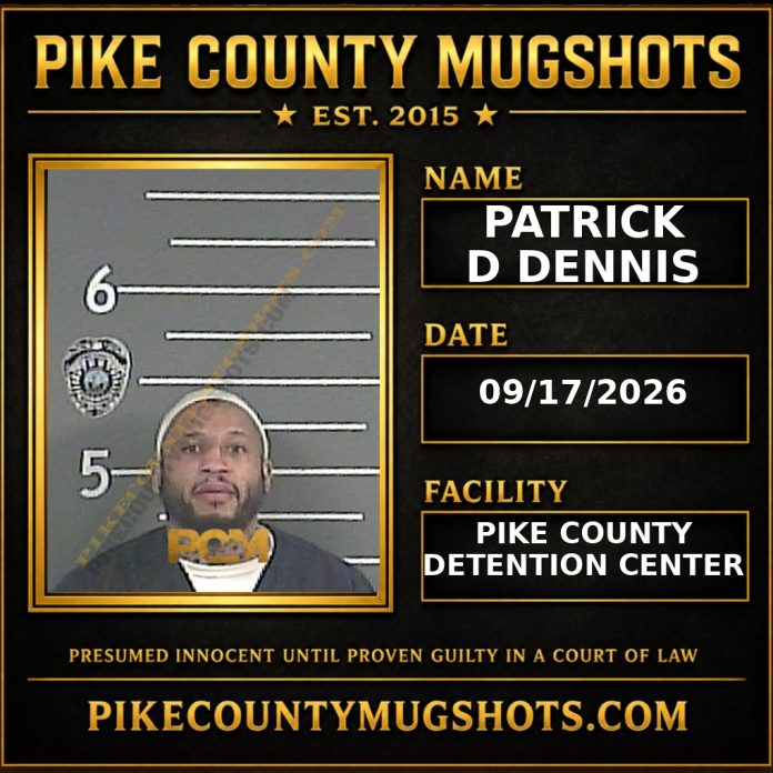 PATRICK D DENNIS Pike County Kentucky arrest booking