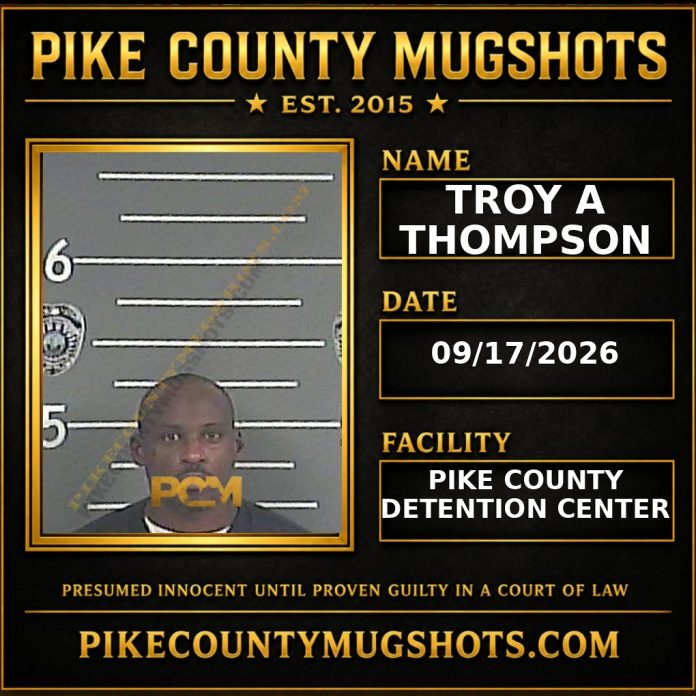 TROY A THOMPSON Pike County Kentucky arrest booking