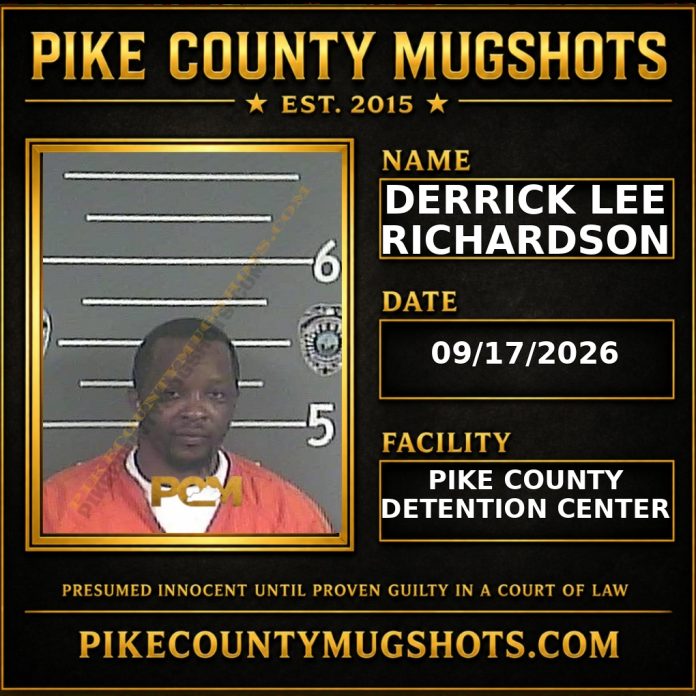 DERRICK LEE RICHARDSON Pike County Kentucky arrest booking