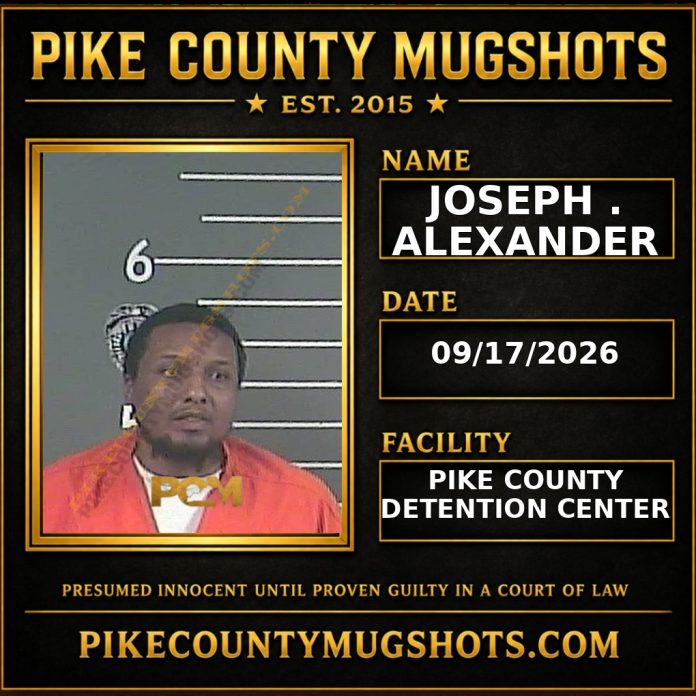 JOSEPH . ALEXANDER Pike County Kentucky arrest booking