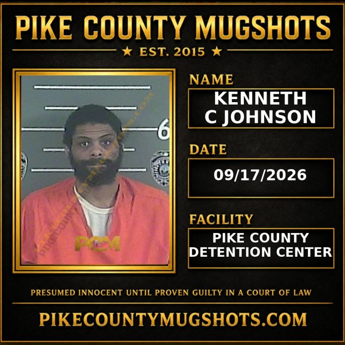 KENNETH C JOHNSON Pike County Kentucky arrest booking