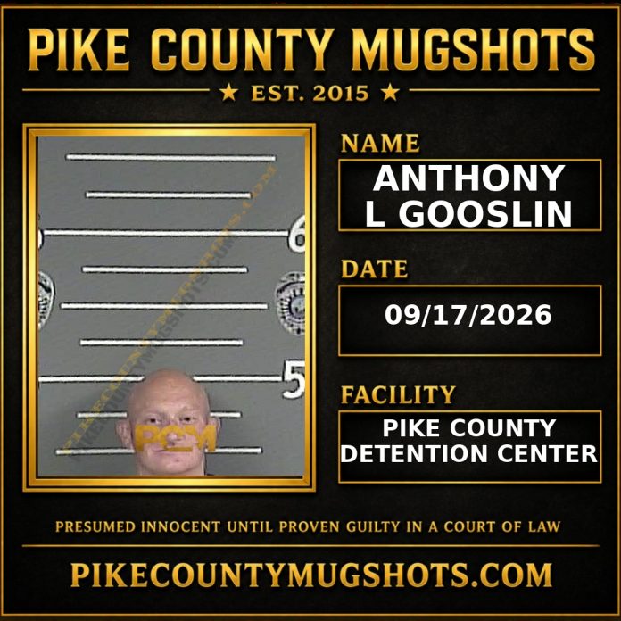 ANTHONY L GOOSLIN ANTHONY L GOOSLIN Pike County Kentucky arrest booking