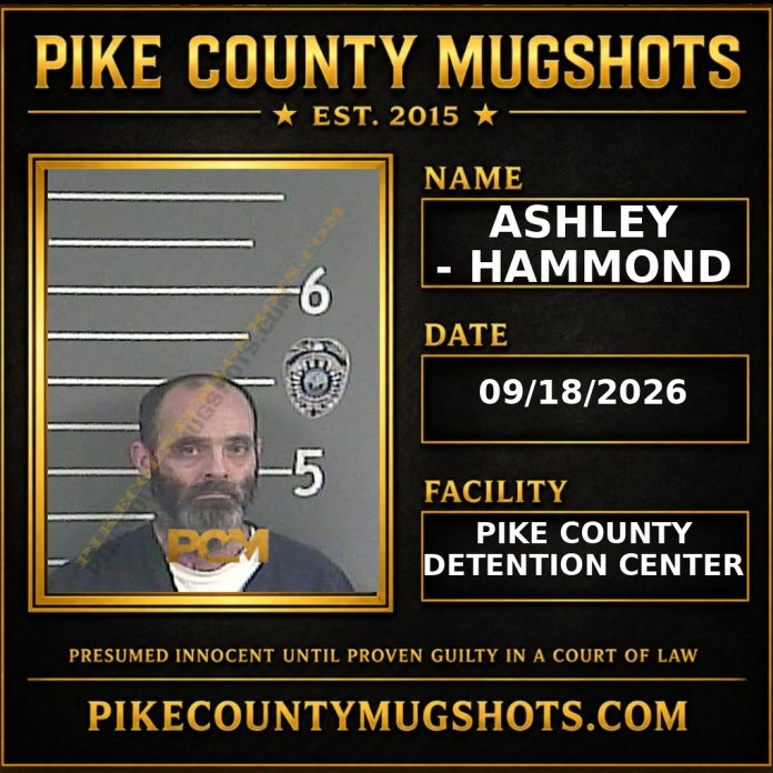 ASHLEY - HAMMOND Pike County Kentucky arrest booking