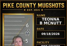 TEONNA B MCNUTT Pike County Kentucky arrest booking