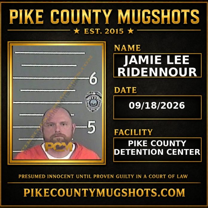 JAMIE LEE RIDENNOUR Pike County Kentucky arrest booking