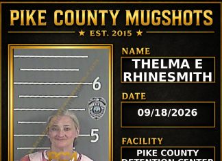 THELMA E RHINESMITH Pike County Kentucky arrest booking