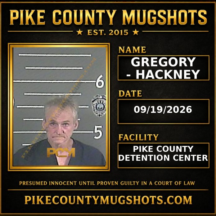 GREGORY - HACKNEY GREGORY - HACKNEY Pike County Kentucky arrest booking