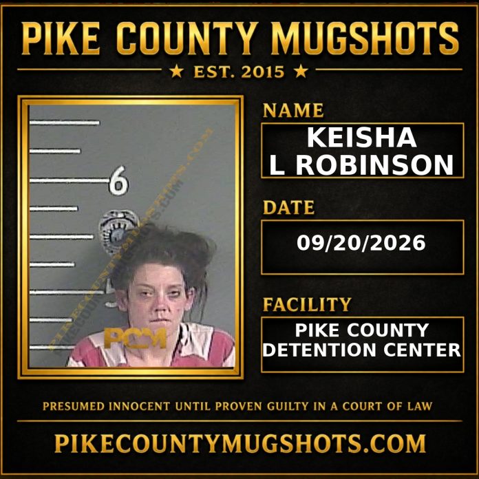 KEISHA L ROBINSON KEISHA L ROBINSON Pike County Kentucky arrest booking