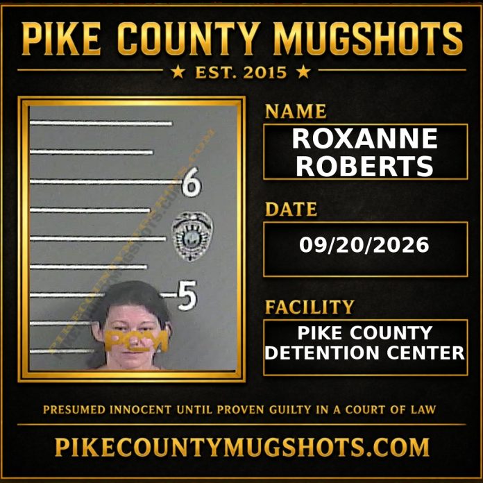 ROXANNE ROBERTS ROXANNE ROBERTS Pike County Kentucky arrest booking