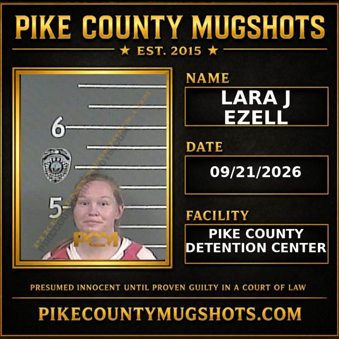 LARA J EZELL Pike County Kentucky arrest booking