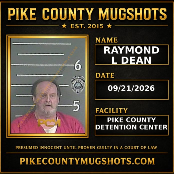 RAYMOND L DEAN Pike County Kentucky arrest booking