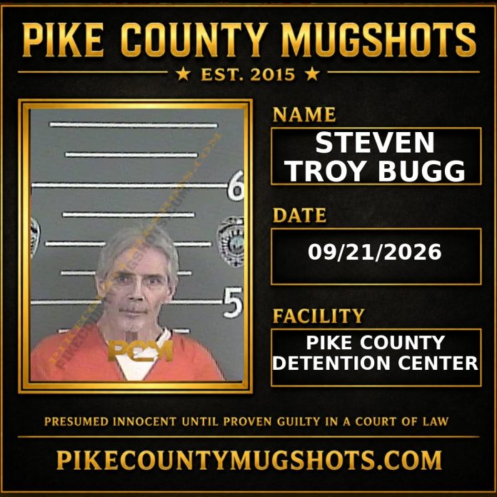 STEVEN TROY BUGG Pike County Kentucky arrest booking