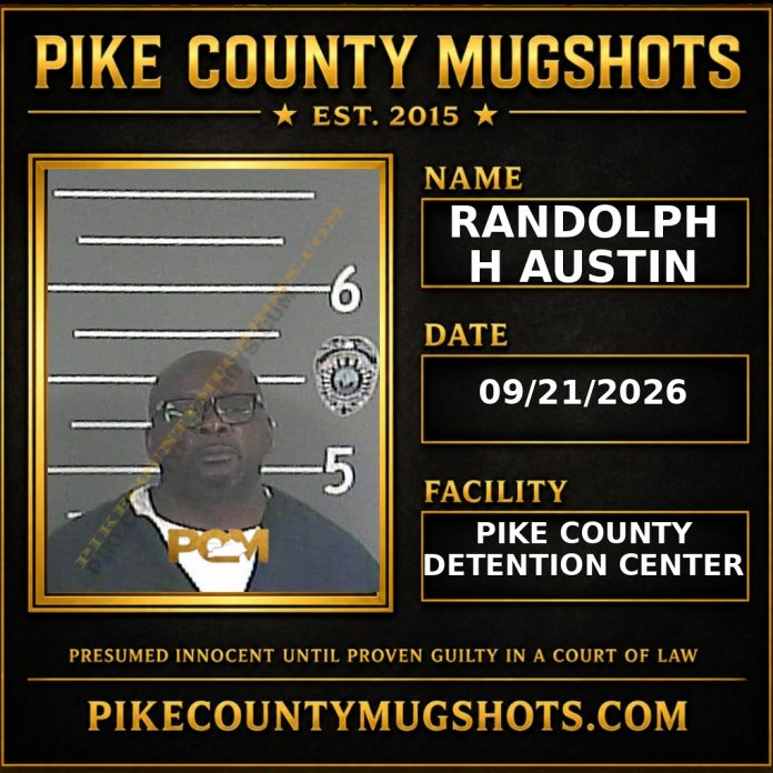 RANDOLPH H AUSTIN Pike County Kentucky arrest booking