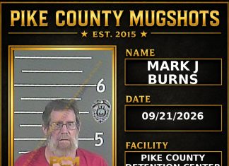 MARK J BURNS Pike County Kentucky arrest booking