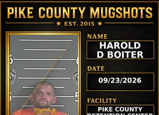 HAROLD D BOITER Pike County Kentucky arrest booking