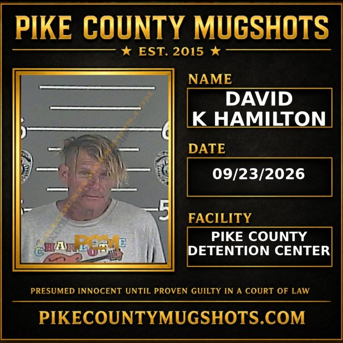 DAVID K HAMILTON Pike County Kentucky arrest booking