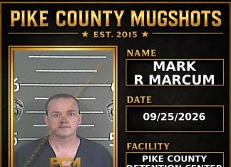MARK R MARCUM Pike County Kentucky arrest booking