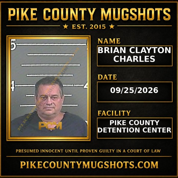 BRIAN CLAYTON CHARLES Pike County Kentucky arrest booking