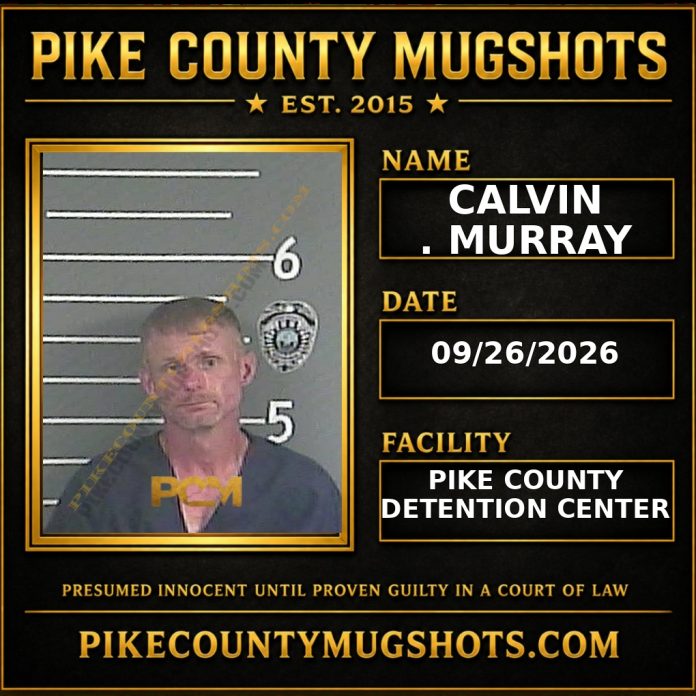 CALVIN . MURRAY Pike County Kentucky arrest booking