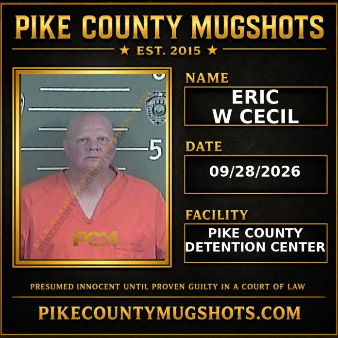 ERIC W CECIL ERIC W CECIL Pike County Kentucky arrest booking