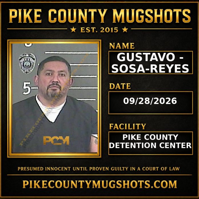 GUSTAVO - SOSA-REYES Pike County Kentucky arrest booking
