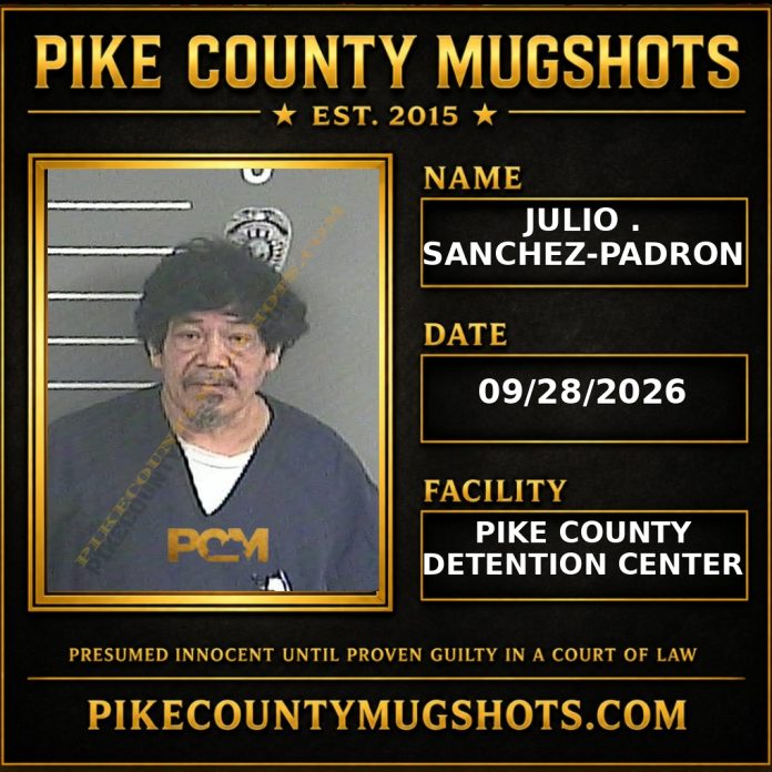 JULIO . SANCHEZ-PADRON Pike County Kentucky arrest booking